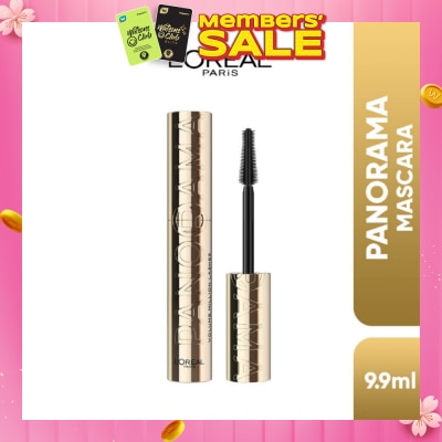 L'OREAL PARIS MAKEUP Panorama Waterproof Mascara Black (Up to 1.4x Bigger Looking Eyes) 9.9ml