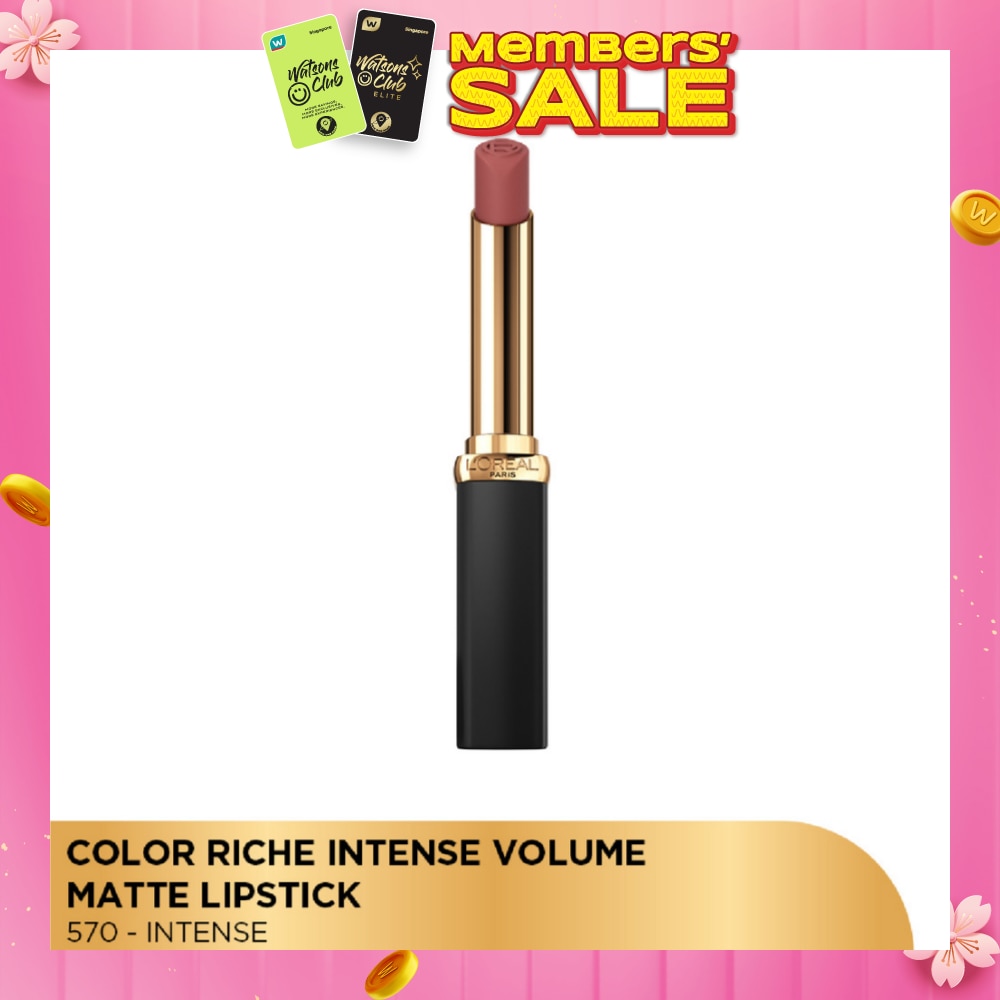 L'OREAL PARIS MAKEUP Color Riche Intense Volume Matte Lipstick #570 Intense 2g