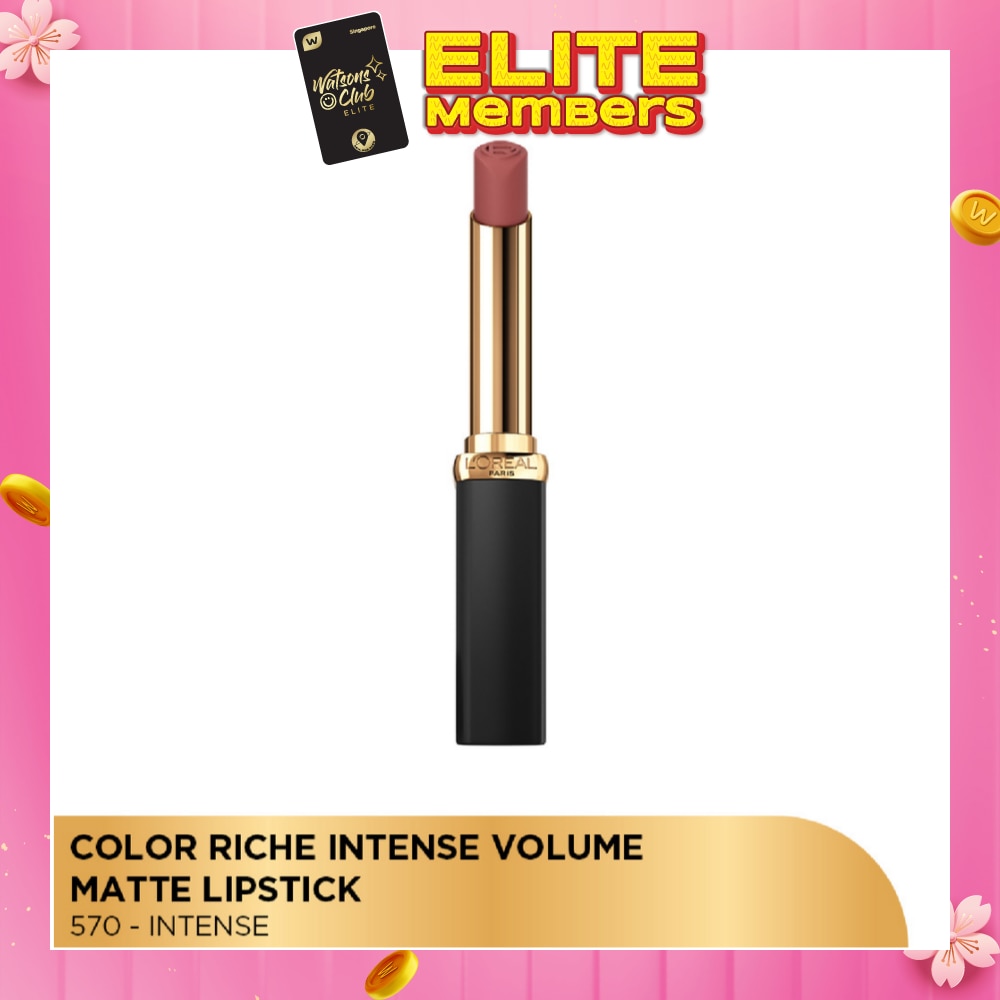 L'OREAL PARIS MAKEUP Color Riche Intense Volume Matte Lipstick #570 Intense 2g