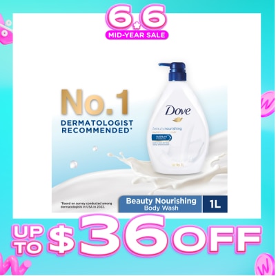 DOVE - Nutrium Moisture Beauty Nourishing Body Wash 1L