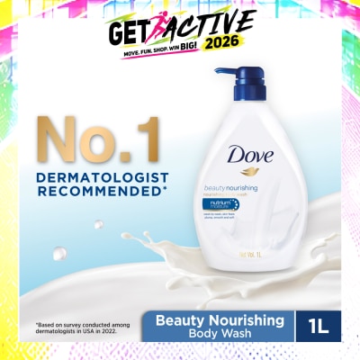 DOVE - Nutrium Moisture Beauty Nourishing Body Wash 1L image
