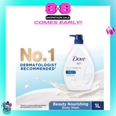 DOVE - Nutrium Moisture Beauty Nourishing Body Wash 1L