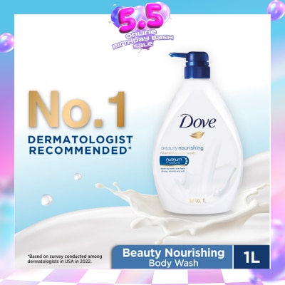 DOVE - Dove Nutrium Moisture Beauty Nourishing Body Wash 1L