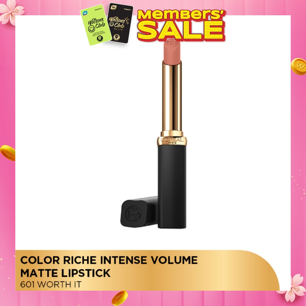L'OREAL PARIS MAKEUP Color Riche Intense Volume Matte Lipstick #601 Worth It 2g