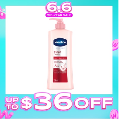 VASELINE - Healthy Bright Perfect Youth Gluta Ceramide Hand & Body Lotion 320ml