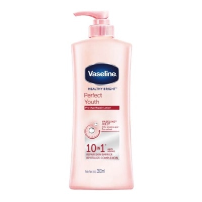 VASELINE Healthy Bright Perfect Youth Pro-Age Repair Body Lotion (10 in 1 Repair Skin Barrier Revitalize Complexion) 350ml