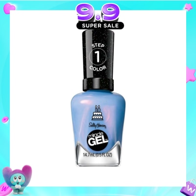 SALLY HANSEN - Miracle Gel Nail Polish Lacquer Its Sherbert Day 628 1s (Expiry: Apr`2027) image