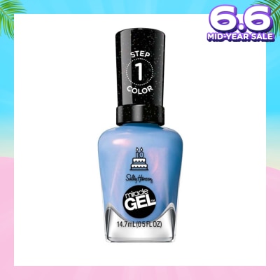SALLY HANSEN Miracle Gel Nail Polish Lacquer Its Sherbert Day 628 1s