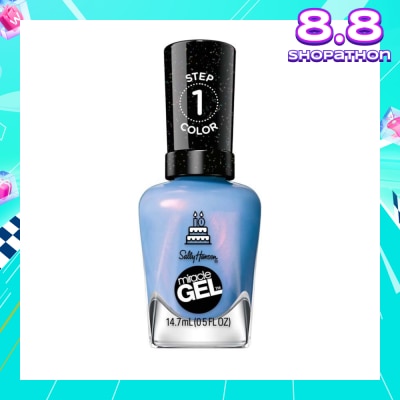 SALLY HANSEN Miracle Gel Nail Polish Lacquer Its Sherbert Day 628 1s