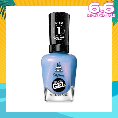 SALLY HANSEN Miracle Gel Nail Polish Lacquer Its Sherbert Day 628 1s
