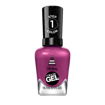 SALLY HANSEN Miracle Gel Nail Polish Lacquer Brewberry 533 1s