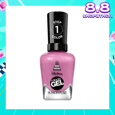 SALLY HANSEN Miracle Gel Nail Polish Lacquer Figgin Love Hue 530 1s