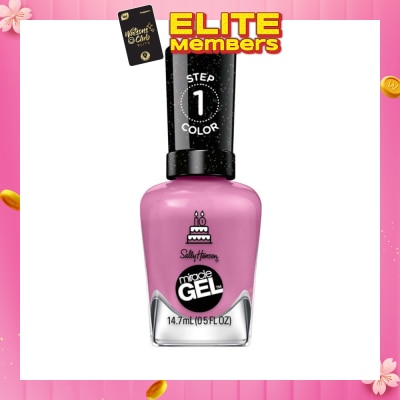 SALLY HANSEN Miracle Gel Nail Polish Lacquer Figgin Love Hue 530 1s