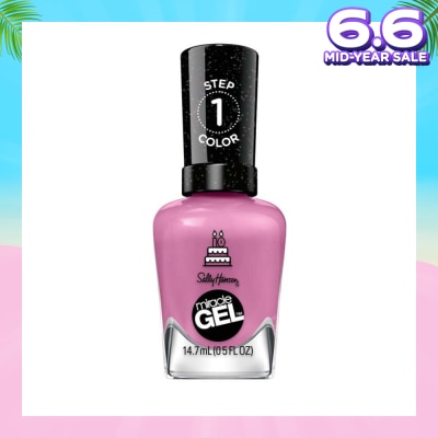 SALLY HANSEN Miracle Gel Nail Polish Lacquer Figgin Love Hue 530 1s