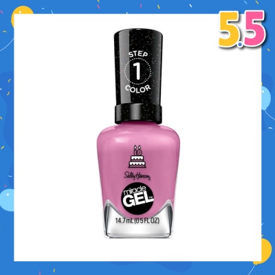 SALLY HANSEN Miracle Gel Nail Polish Lacquer Figgin Love Hue 530 1s