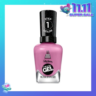 SALLY HANSEN Miracle Gel Nail Polish Lacquer Figgin Love Hue 530 1s