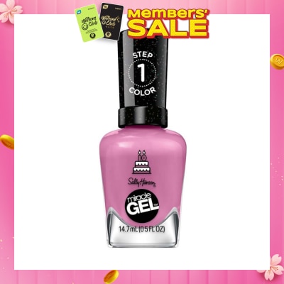 SALLY HANSEN Miracle Gel Nail Polish Lacquer Figgin Love Hue 530 1s