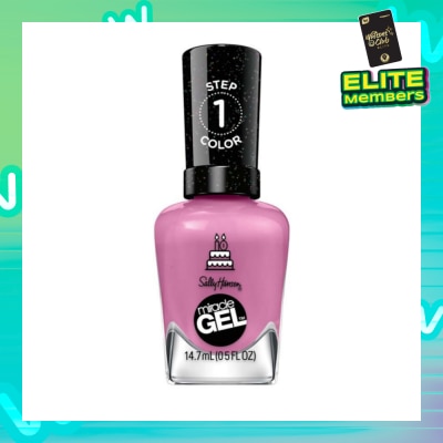 SALLY HANSEN Miracle Gel Nail Polish Lacquer Figgin Love Hue 530 1s