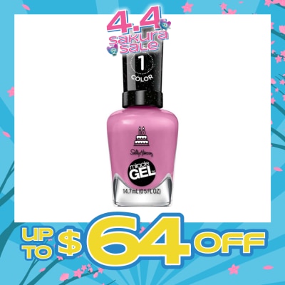 SALLY HANSEN - Miracle Gel Nail Polish Lacquer Figgin Love Hue 530 1s (Expiry: Nov`2026)