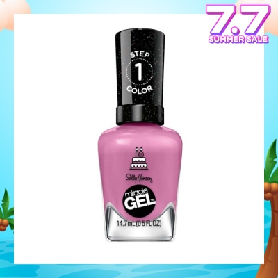 SALLY HANSEN Miracle Gel Nail Polish Lacquer Figgin Love Hue 530 1s