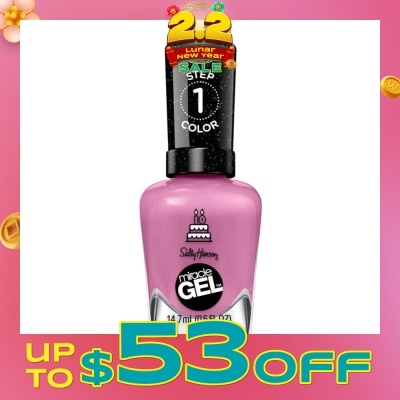 SALLY HANSEN Miracle Gel Nail Polish Lacquer Figgin Love Hue 530 1s