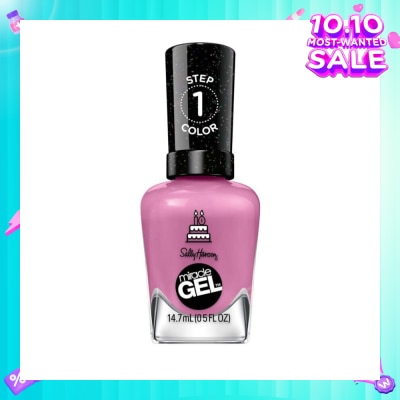 SALLY HANSEN Miracle Gel Nail Polish Lacquer Figgin Love Hue 530 1s