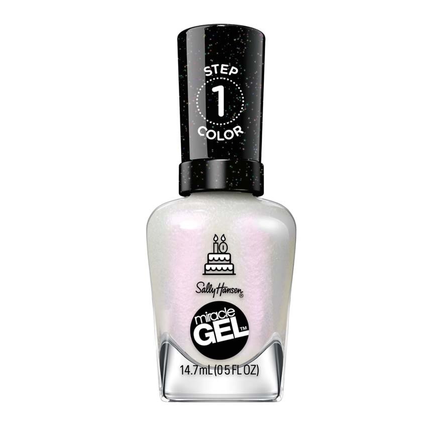 Miracle Gel Nail Polish Lacquer Twinkle Whites 1s