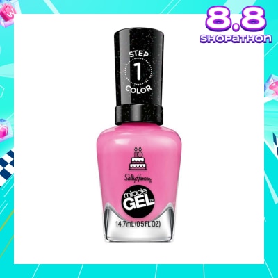 SALLY HANSEN Miracle Gel Nail Polish Lacquer Party Of Hue 340 1s