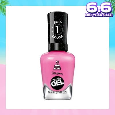 SALLY HANSEN Miracle Gel Nail Polish Lacquer Party Of Hue 340 1s