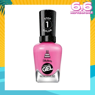 SALLY HANSEN Miracle Gel Nail Polish Lacquer Party Of Hue 340 1s