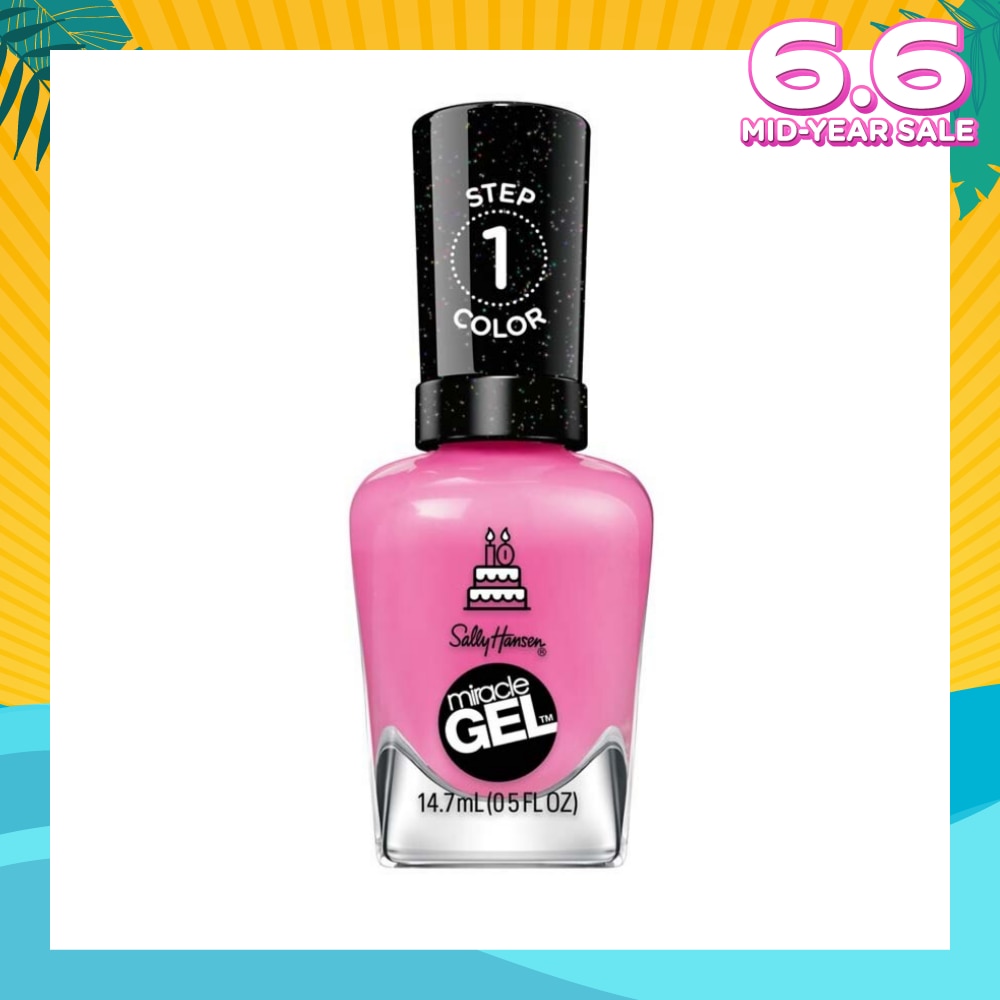 Miracle Gel Nail Polish Lacquer Party Of Hue 340 1s