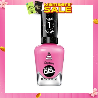 SALLY HANSEN Miracle Gel Nail Polish Lacquer Party Of Hue 340 1s (Expiry: Oct`2026)