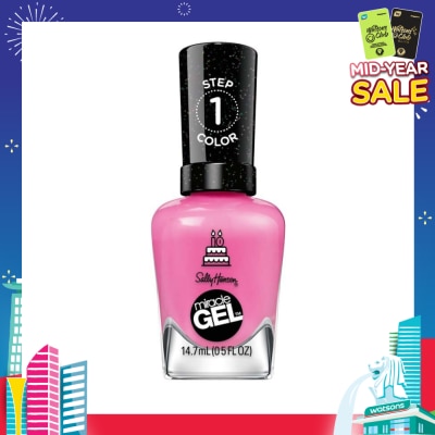 SALLY HANSEN Miracle Gel Nail Polish Lacquer Party Of Hue 340 1s