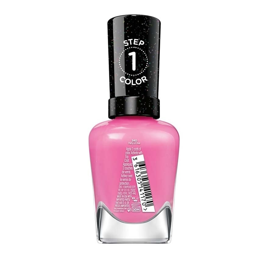 Miracle Gel Nail Polish Lacquer Party Of Hue 340 1s