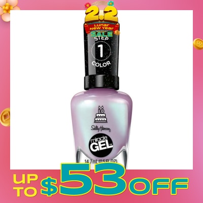 SALLY HANSEN Miracle Gel Nail Polish Lacquer Affairy To Remember 1s