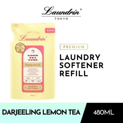 LAUNDRIN Laundry Softener Darjeeling Lemon Tea Refill 480ml