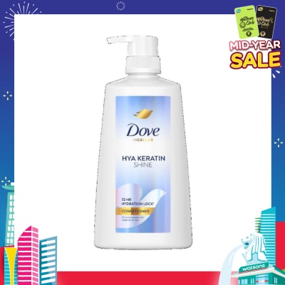 DOVE Micellar Hya Keratin Shine With Hyaluron + Keratin Conditioner 630ml