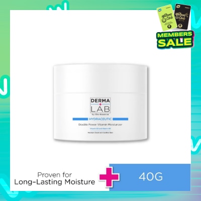 DERMA LAB Hydraceutic Double Power Vitamin Moisturizer (Vitamin B3 + Vitamin B5 Moisture Boost And Soothe Skin) 40g