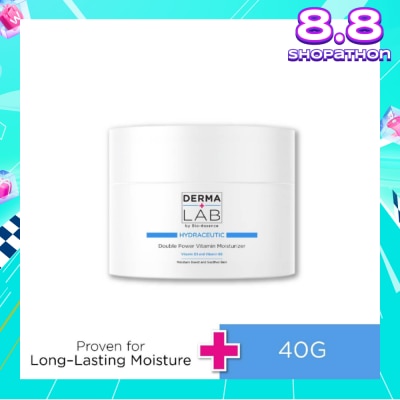 DERMA LAB Hydraceutic Double Power Vitamin Moisturizer (Vitamin B3 + Vitamin B5 Moisture Boost And Soothe Skin) 40g