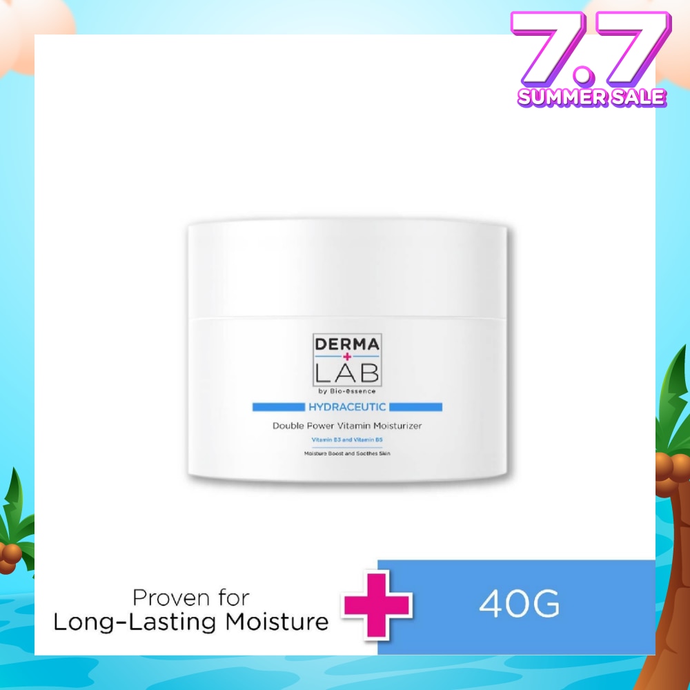 Hydraceutic Double Power Vitamin Moisturizer (Vitamin B3 + Vitamin B5 Moisture Boost And Soothe Skin) 40g