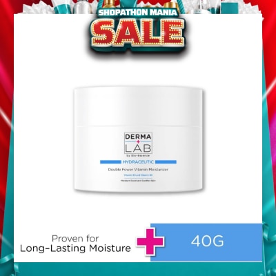 DERMA LAB - Hydraceutic Double Power Vitamin Moisturizer (Vitamin B3 + Vitamin B5 Moisture Boost And Soothe Skin) 40g