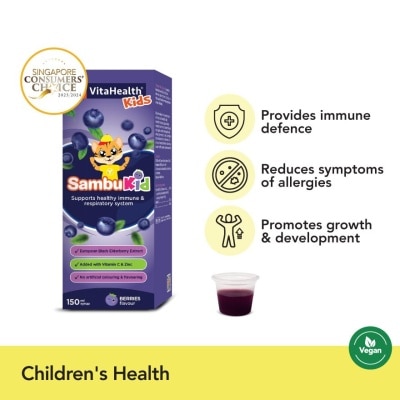 VITAHEALTH Kids SambuKid (Help Reduce Congestion + Cough + Fatigue) 150ml
