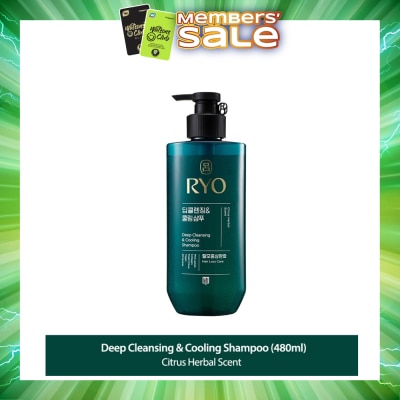 RYO - Deep Cleansing & Cooling Shampoo (For Oily Scalp) 480ml