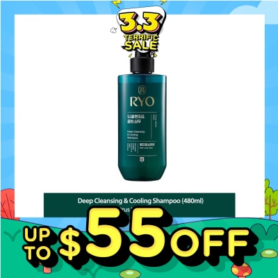 RYO Deep Cleansing & Cooling Shampoo (For Oily Scalp) 480ml
