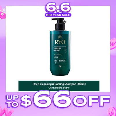 RYO - Deep Cleansing & Cooling Shampoo (For Oily Scalp) 480ml