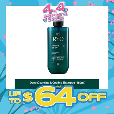 RYO - Deep Cleansing & Cooling Shampoo (For Oily Scalp) 480ml
