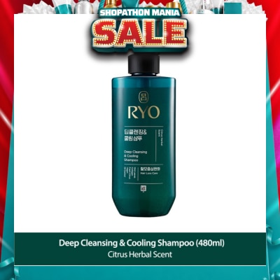 RYO - Deep Cleansing & Cooling Shampoo (For Oily Scalp) 480ml