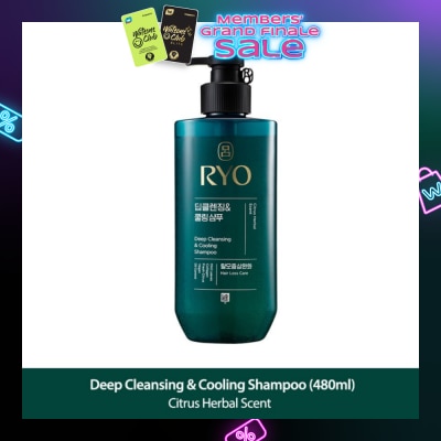 RYO Deep Cleansing & Cooling Shampoo (For Oily Scalp) 480ml