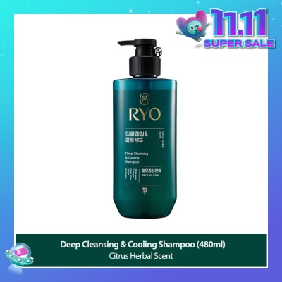 RYO Deep Cleansing & Cooling Shampoo (For Oily Scalp) 480ml