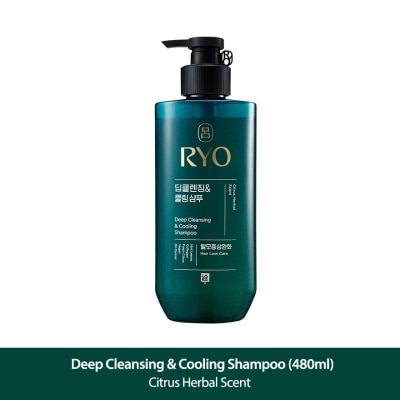 RYO Deep Cleansing & Cooling Shampoo (For Oily Scalp) 480ml